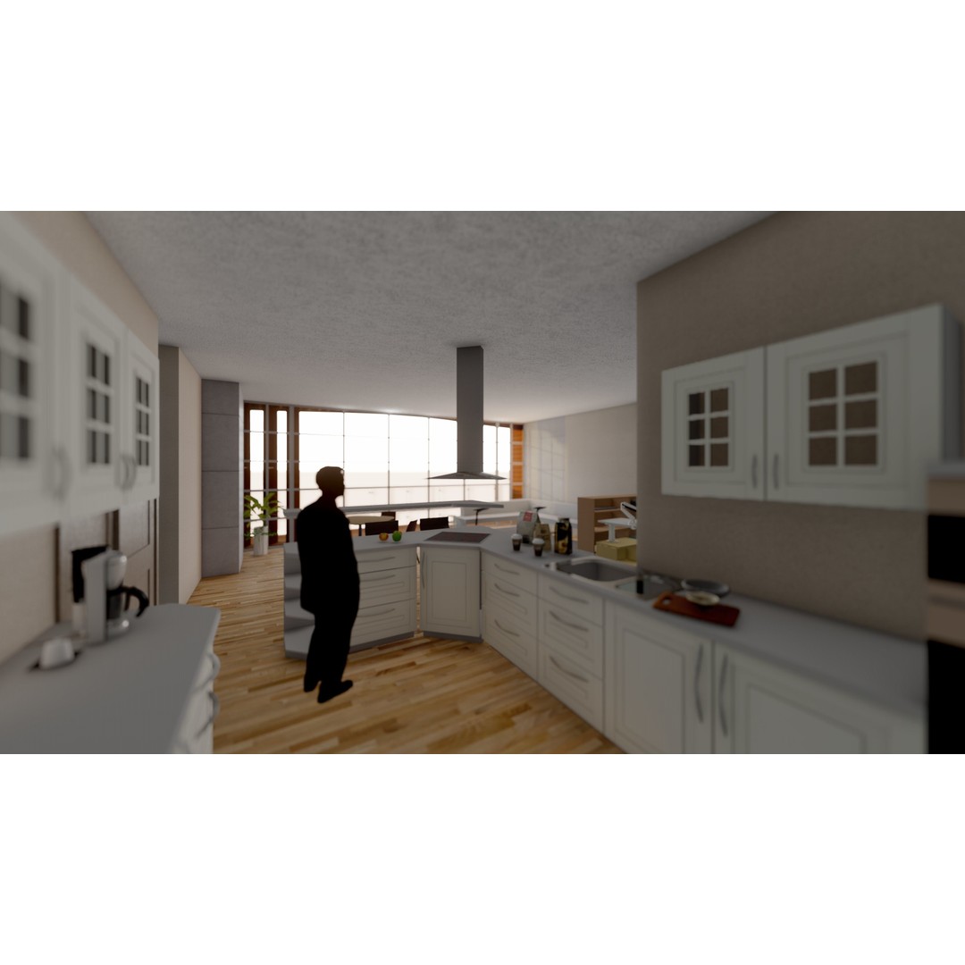 Modern Mixed-Use Residential Building 3D Model – Detailed Revit Architecture - View 23