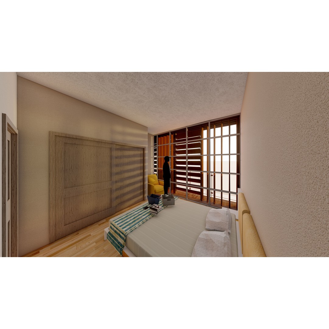 Modern Mixed-Use Residential Building 3D Model – Detailed Revit Architecture - View 24