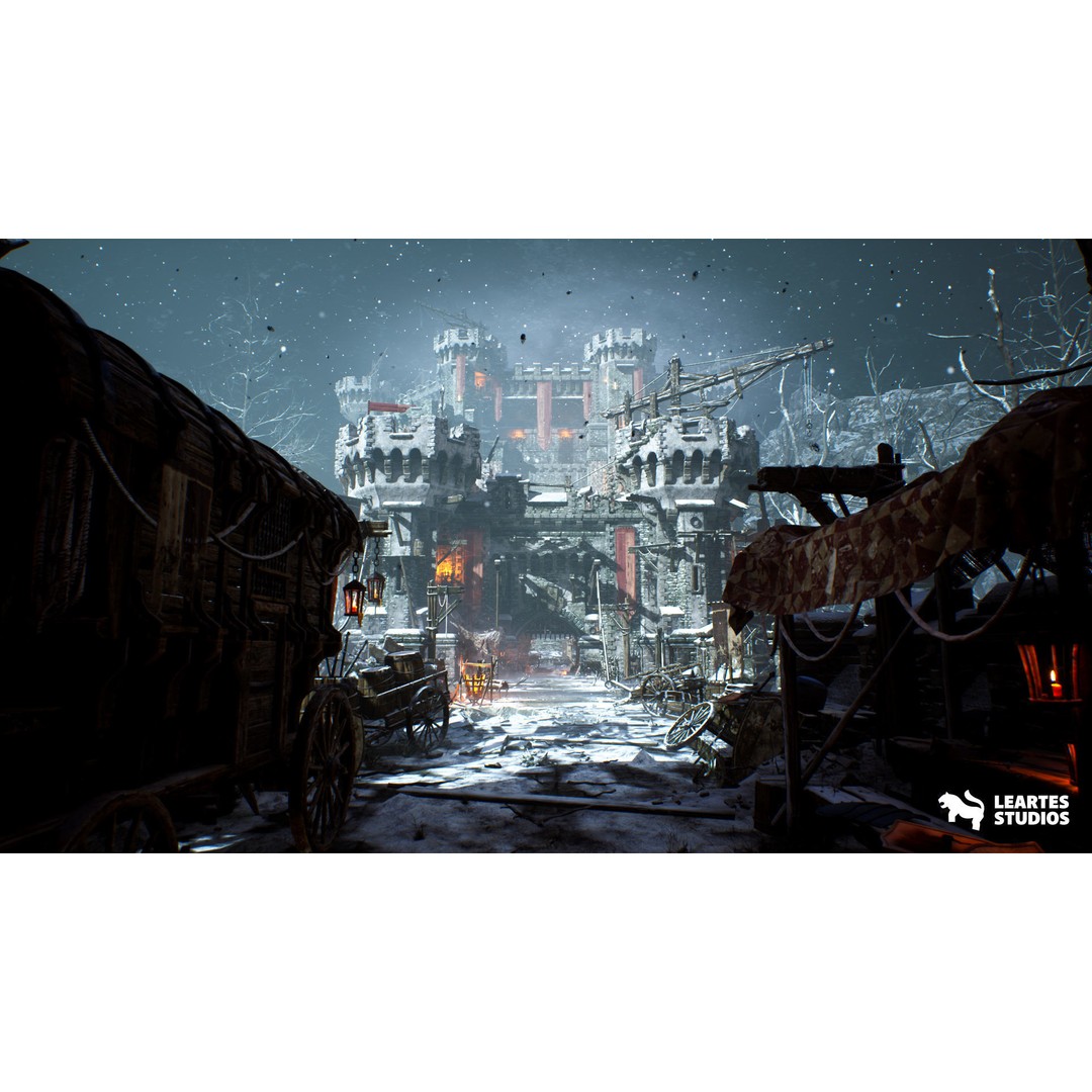 Siege of Ponthus Environment 3D Model – Low Poly Game Asset, FBX - View 4