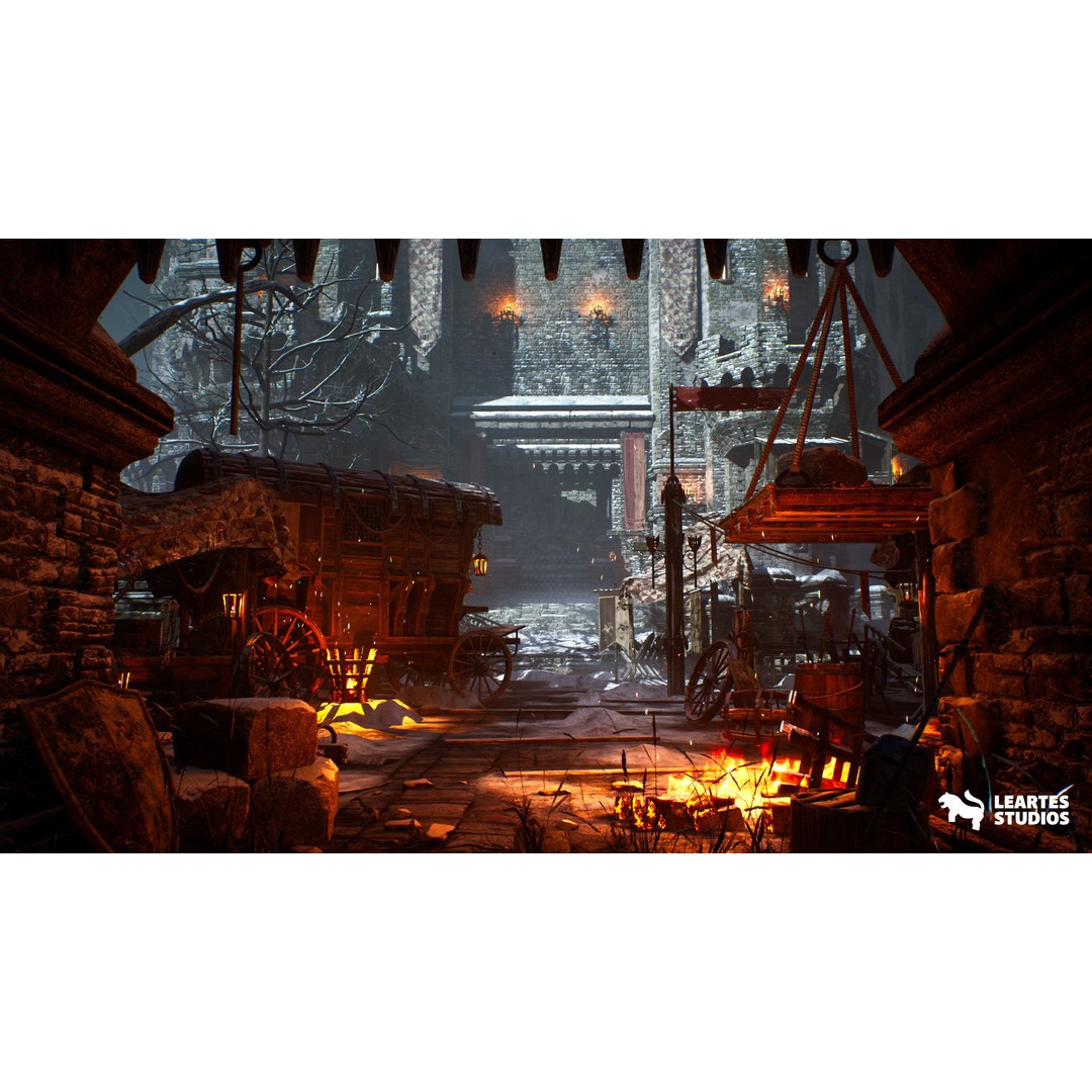 Siege of Ponthus Environment 3D Model – Low Poly Game Asset, FBX - View 7