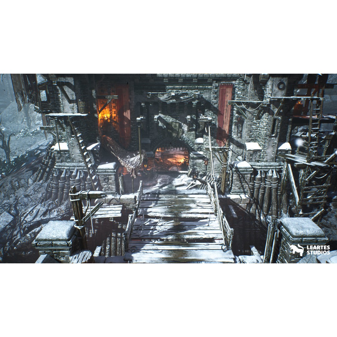 Siege of Ponthus Environment 3D Model – Low Poly Game Asset, FBX - View 8