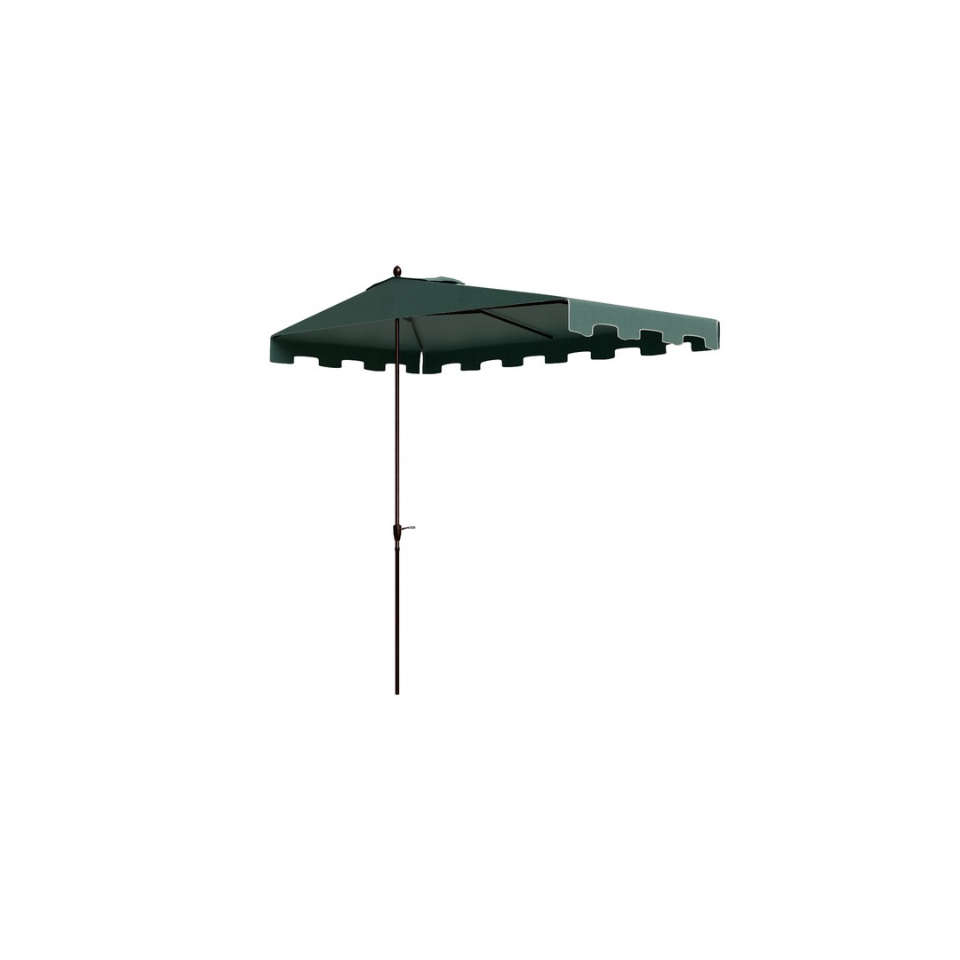 Classic Midcentury Rectangular Patio Umbrella 3D Model – Low Poly, FBX - View 14