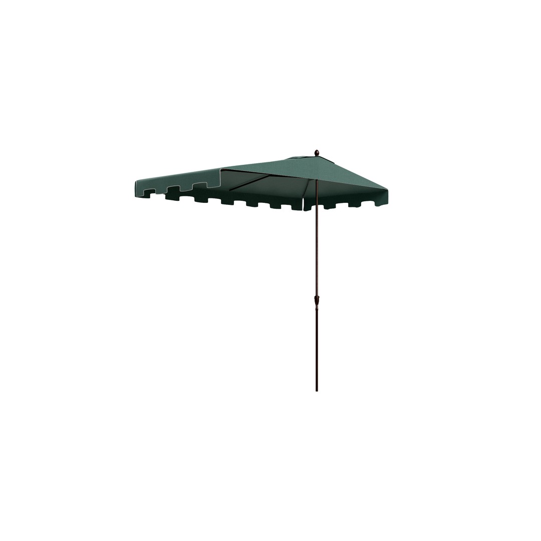 Classic Midcentury Rectangular Patio Umbrella 3D Model – Low Poly, FBX - View 16