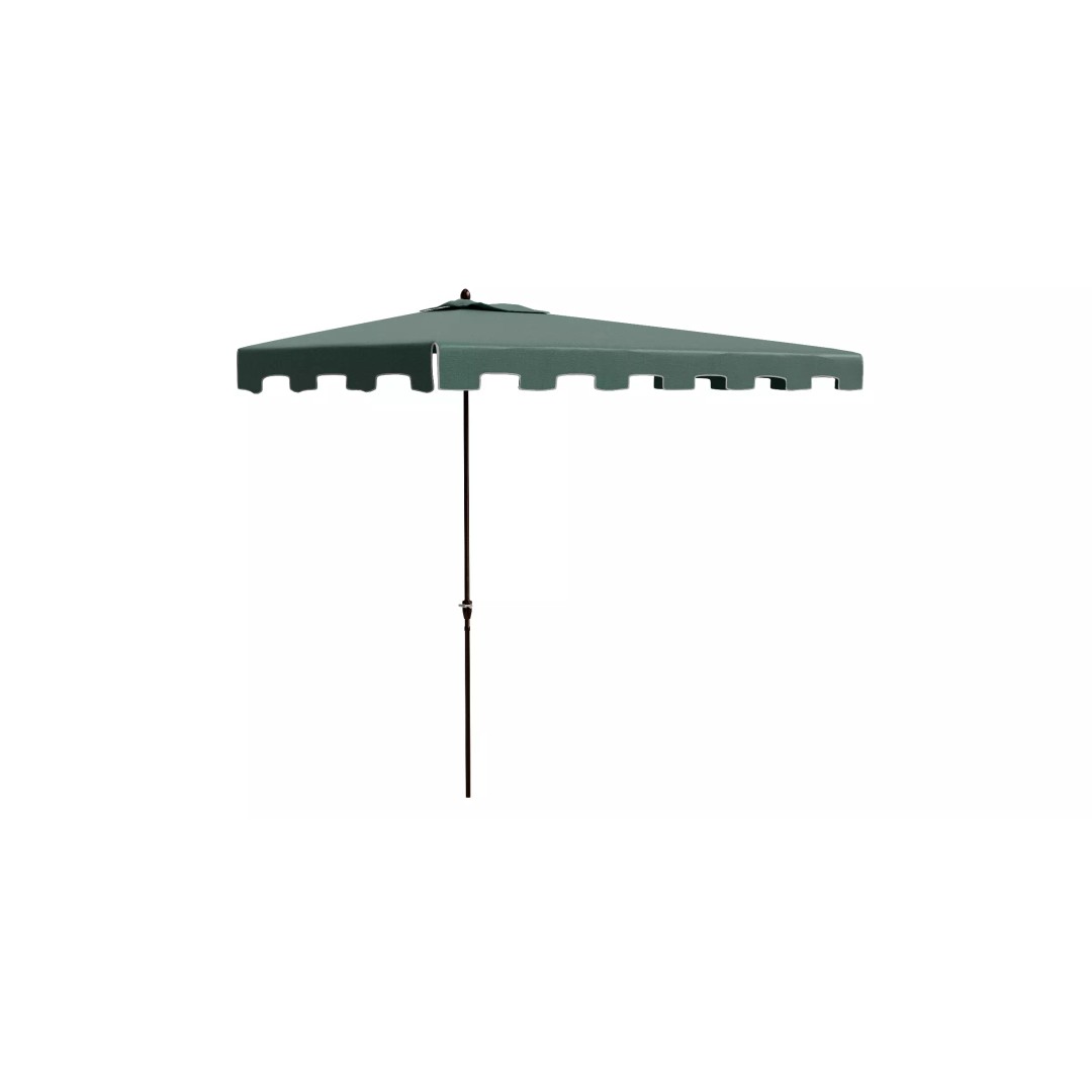 Classic Midcentury Rectangular Patio Umbrella 3D Model – Low Poly, FBX - View 2