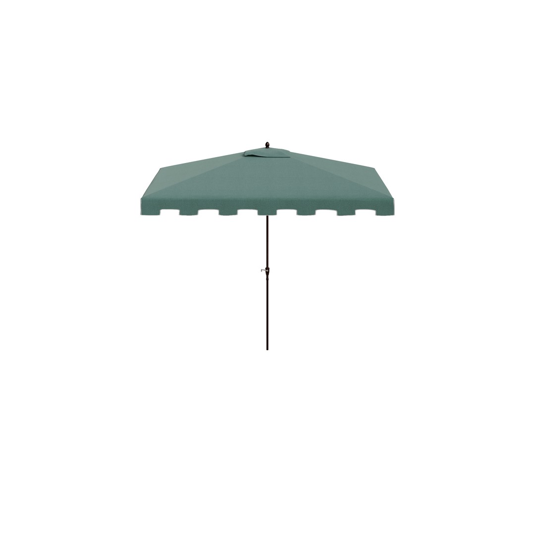 Classic Midcentury Rectangular Patio Umbrella 3D Model – Low Poly, FBX - View 3