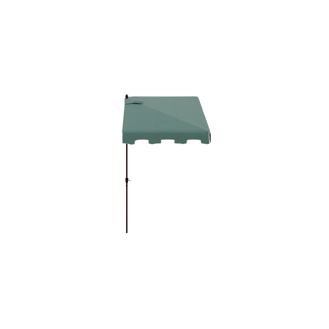 Classic Midcentury Rectangular Patio Umbrella 3D Model – Low Poly, FBX - View 5
