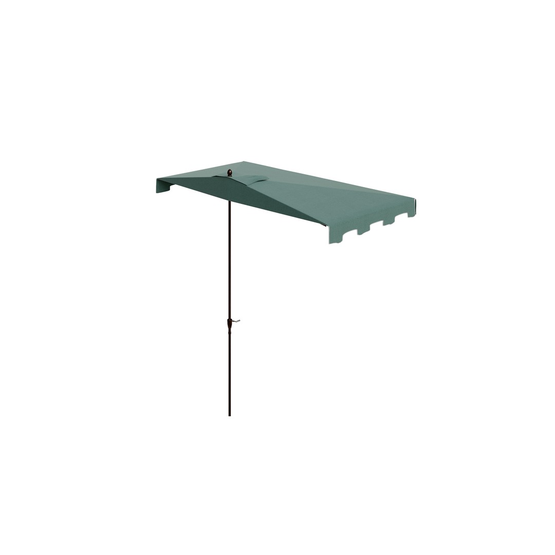 Classic Midcentury Rectangular Patio Umbrella 3D Model – Low Poly, FBX - View 6