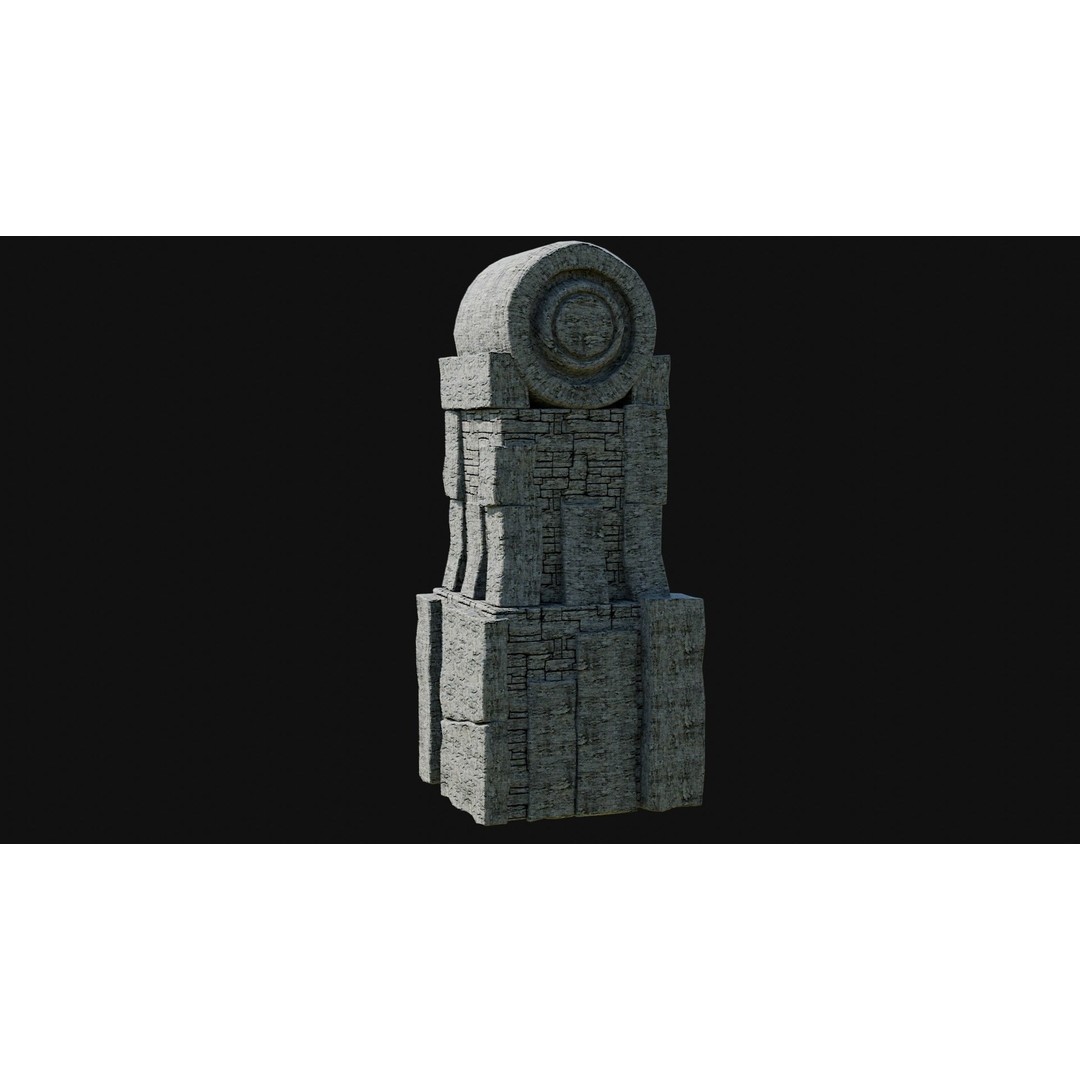 Wizard Tower 3D Model – Low Poly Game Ready Fantasy Asset, FBX - View 16