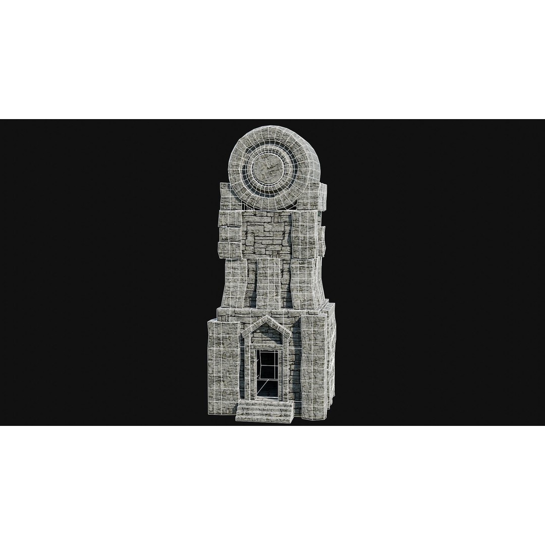 Wizard Tower 3D Model – Low Poly Game Ready Fantasy Asset, FBX - View 18