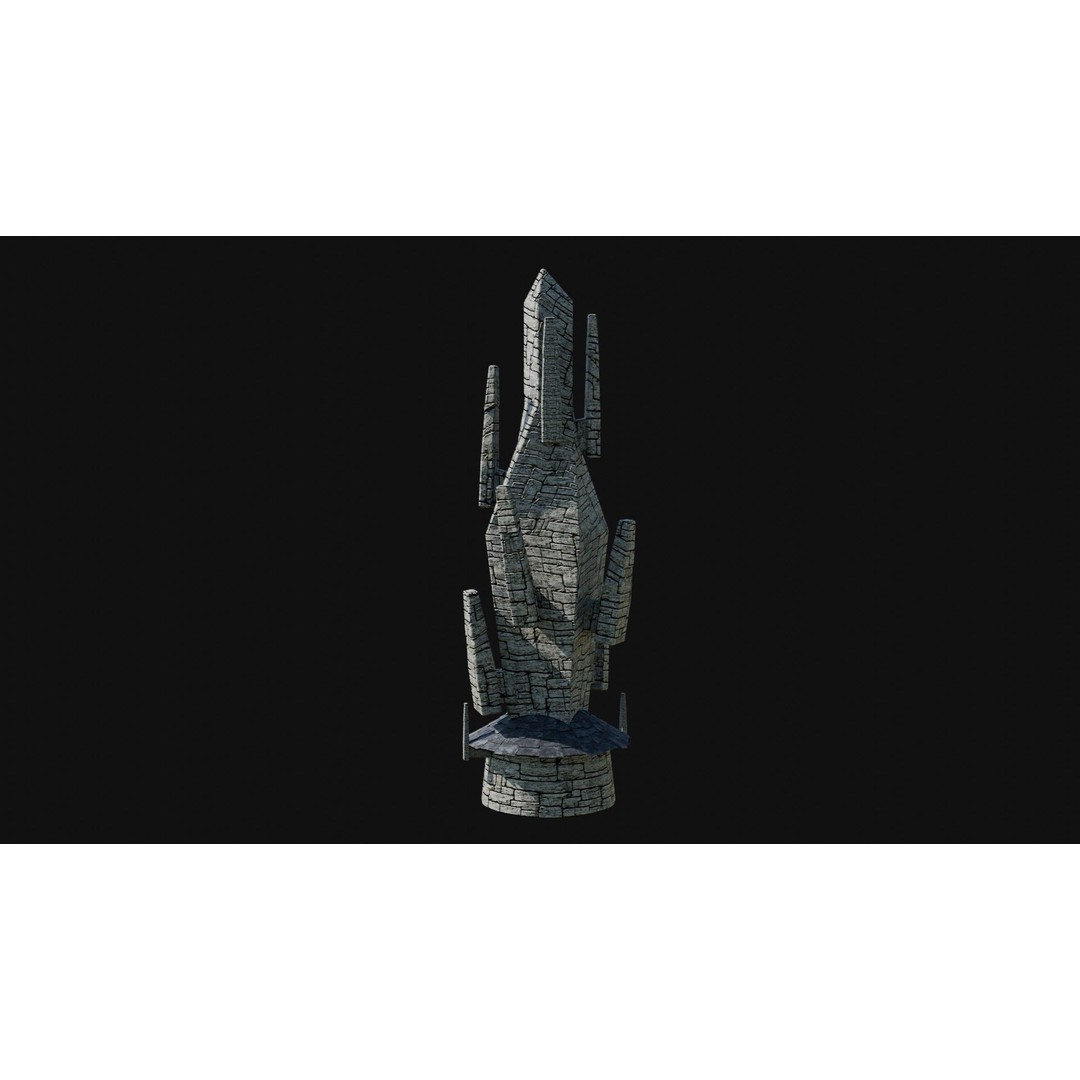 Wizard Tower 3D Model – Low Poly Game Ready Fantasy Asset, FBX - View 40