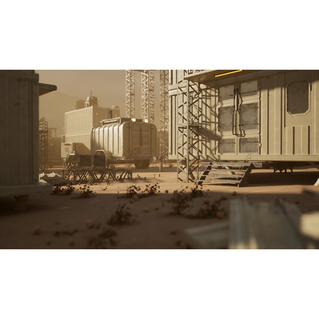 Modular Sci-Fi Container Pack 3D Model – Low Poly Game Asset, FBX - View 6
