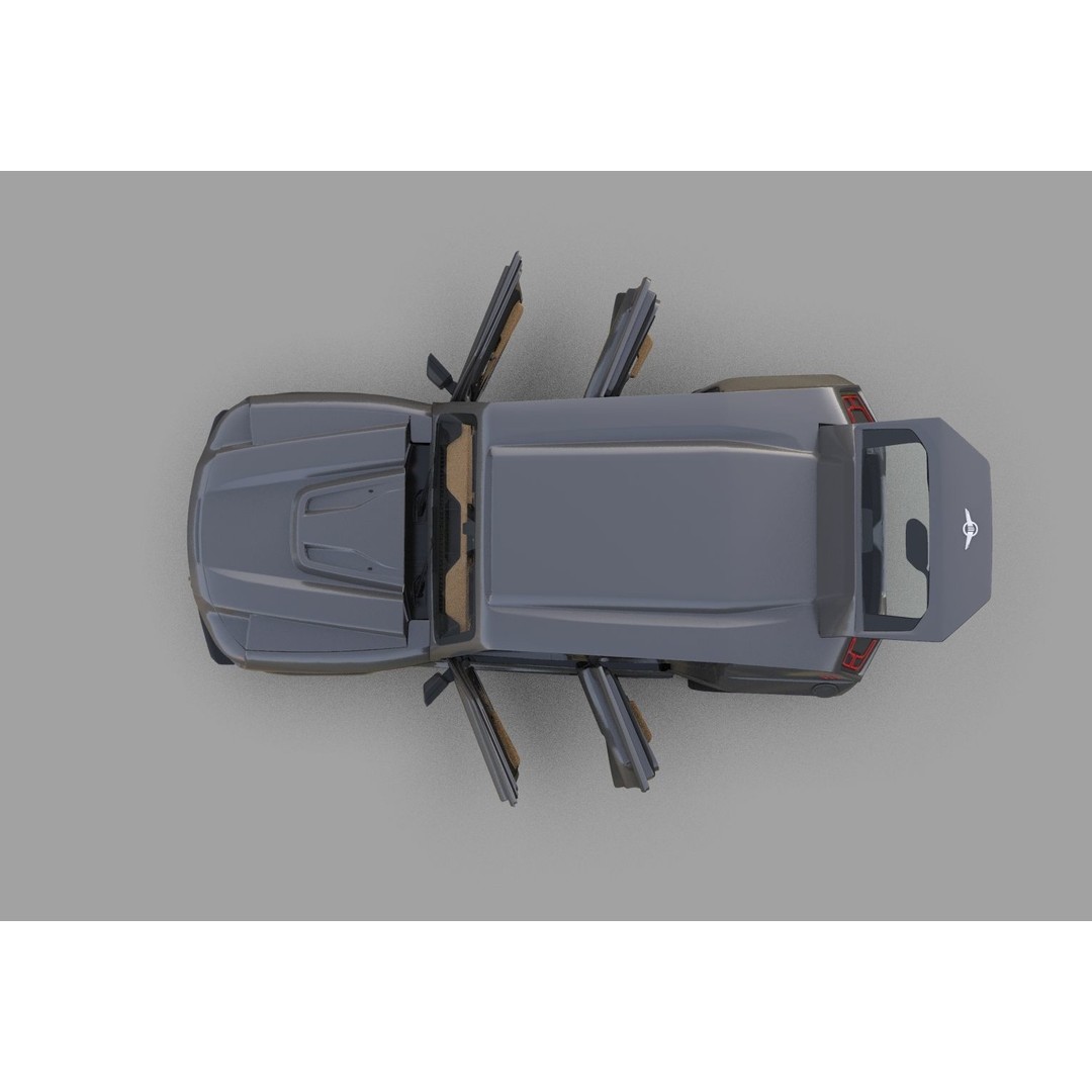 Rezvani Tank 2020 3D Model – High Poly SUV with HQ Interior, FBX & OBJ - View 20