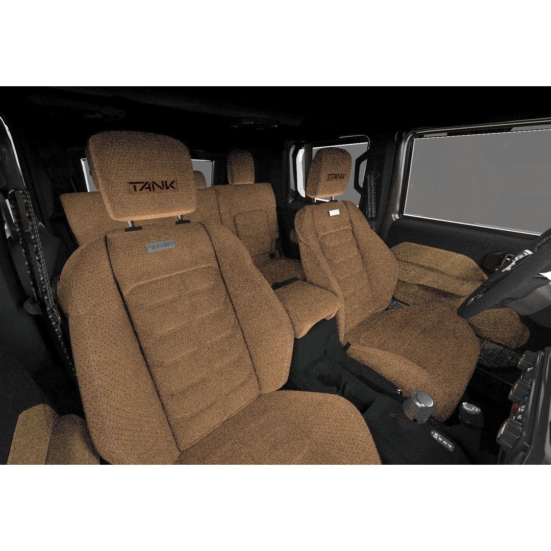 Rezvani Tank 2020 3D Model – High Poly SUV with HQ Interior, FBX & OBJ - View 28