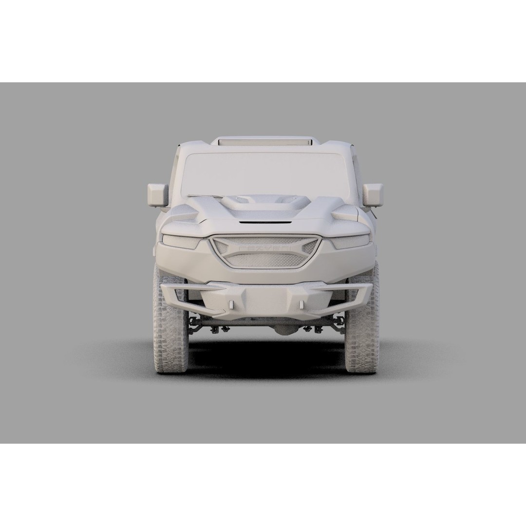 Rezvani Tank 2020 3D Model – High Poly SUV with HQ Interior, FBX & OBJ - View 29