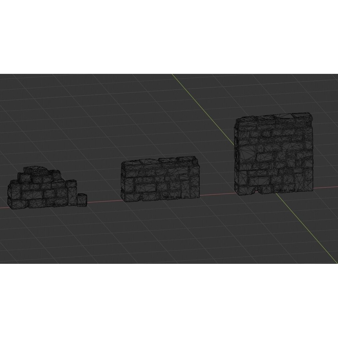 Mayan Ruins 3D Model – Low Poly Historic Environment Kit, FBX - View 16