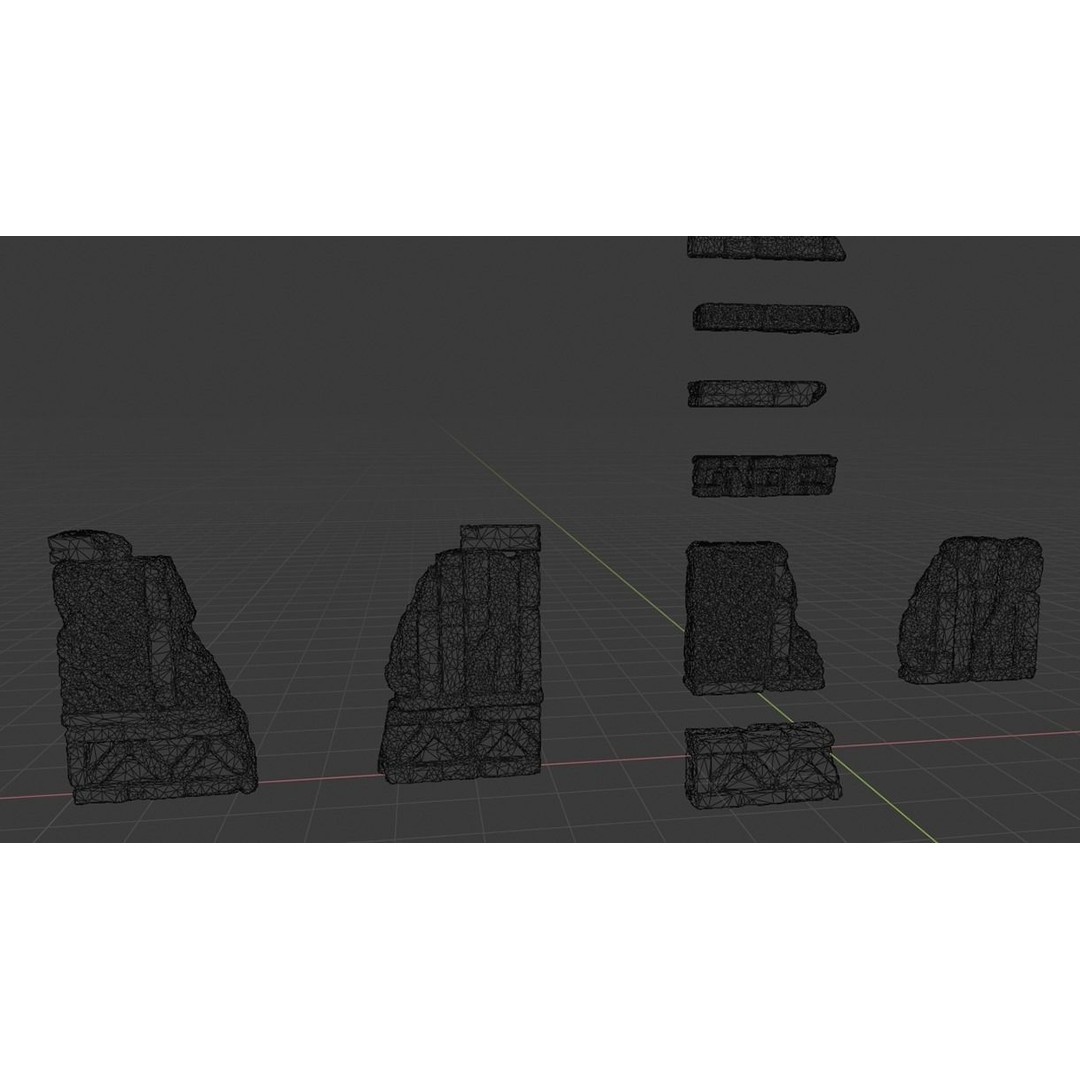 Mayan Ruins 3D Model – Low Poly Historic Environment Kit, FBX - View 18