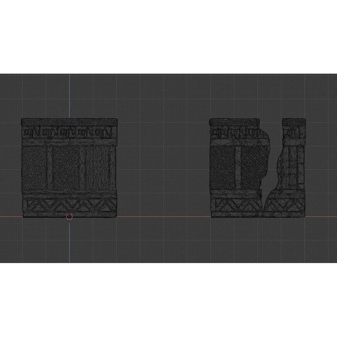Mayan Ruins 3D Model – Low Poly Historic Environment Kit, FBX - View 19