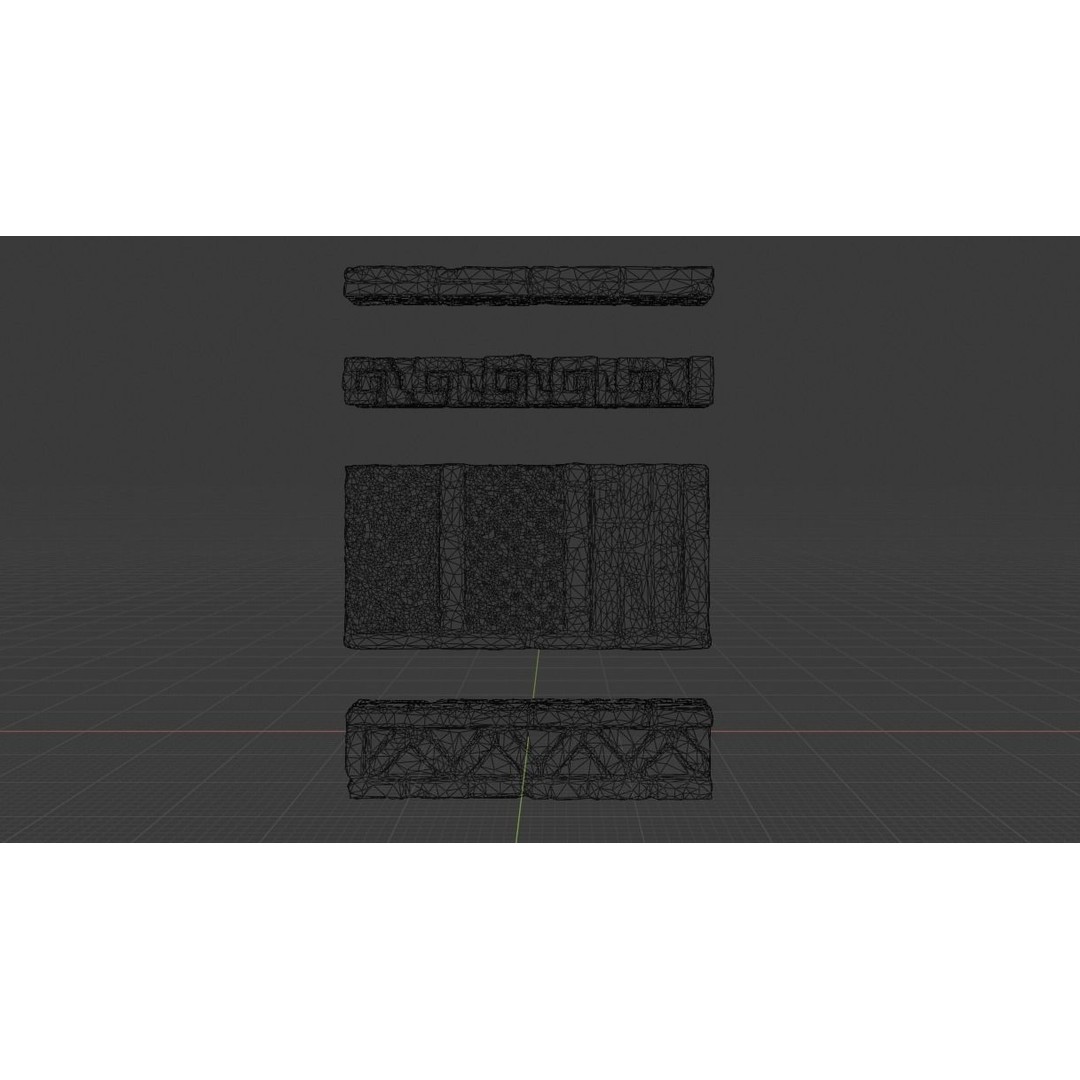 Mayan Ruins 3D Model – Low Poly Historic Environment Kit, FBX - View 21