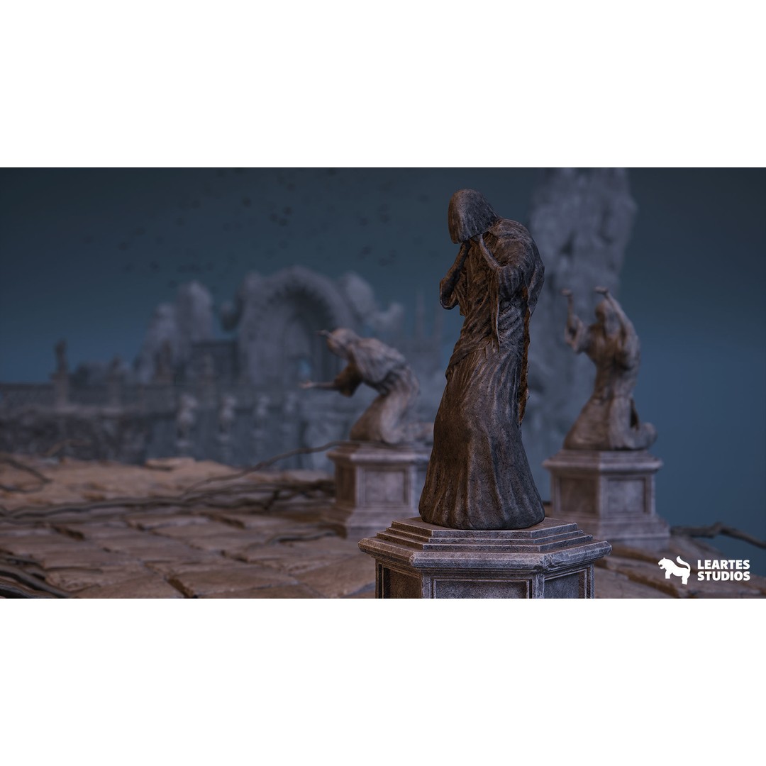 The Great Tree 3D Model – Low Poly Environment, FBX, Game Ready - View 13