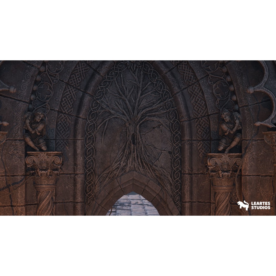 The Great Tree 3D Model – Low Poly Environment, FBX, Game Ready - View 5