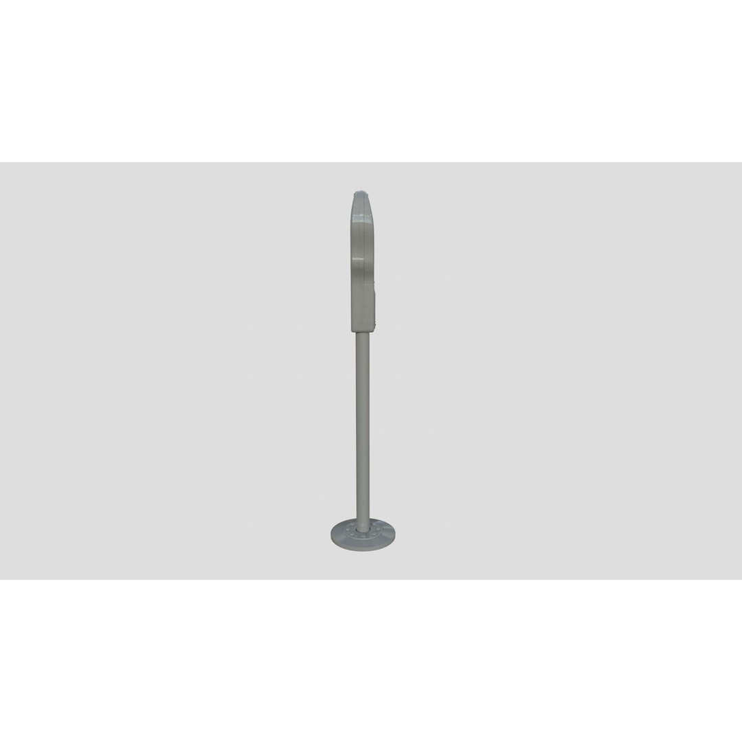 Parking Meter 3D Model – Low Poly Game Asset, FBX, PBR Textures - View 10