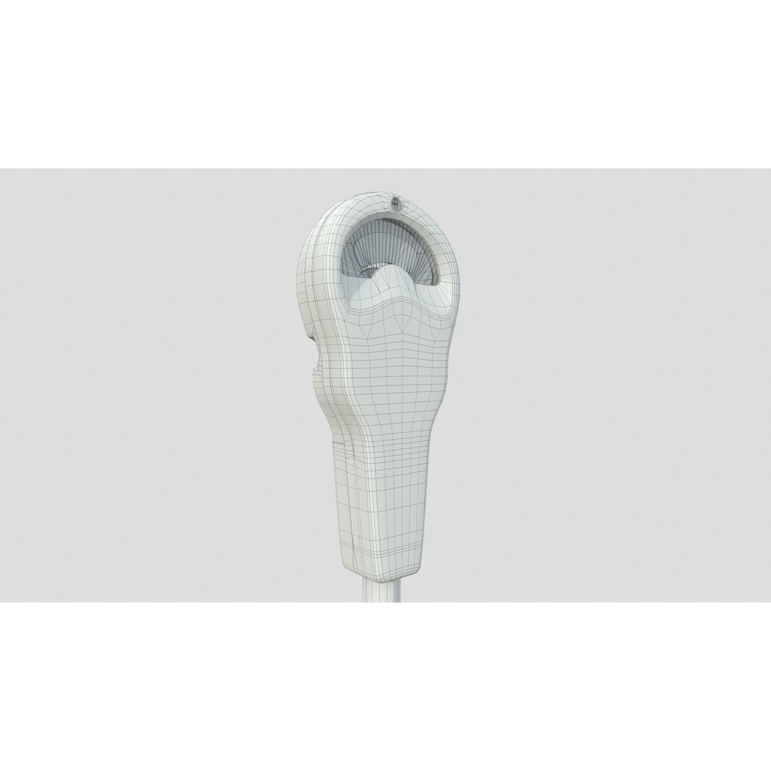 Parking Meter 3D Model – Low Poly Game Asset, FBX, PBR Textures - View 14