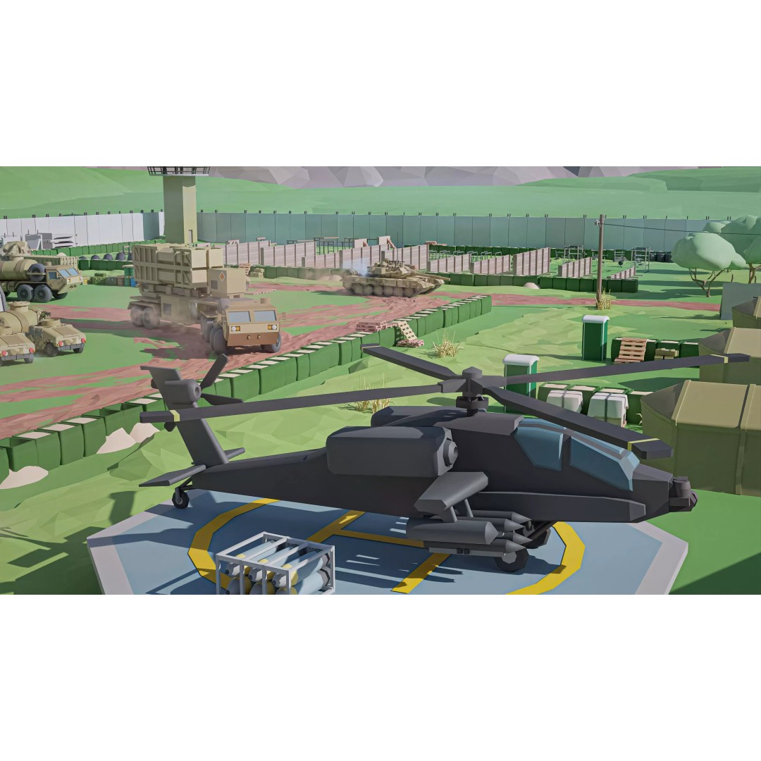 Military Forest 3D Model – Low Poly Game Asset, 428 Unique Assets - View 21