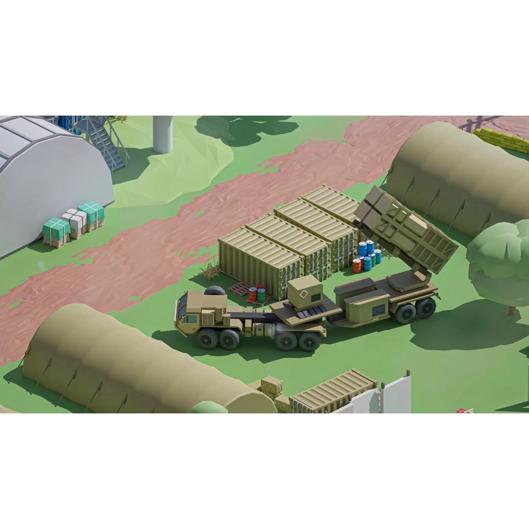 Military Forest 3D Model – Low Poly Game Asset, 428 Unique Assets - View 39