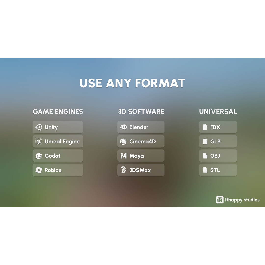 Military Forest 3D Model – Low Poly Game Asset, 428 Unique Assets - View 5