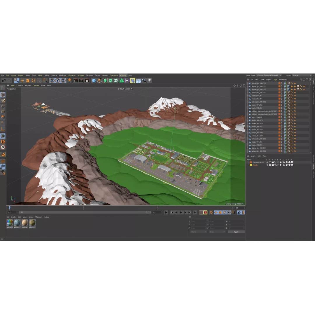Military Forest 3D Model – Low Poly Game Asset, 428 Unique Assets - View 66