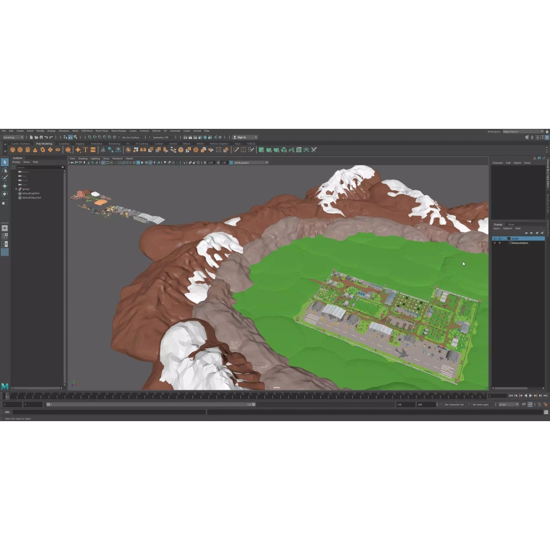 Military Forest 3D Model – Low Poly Game Asset, 428 Unique Assets - View 68