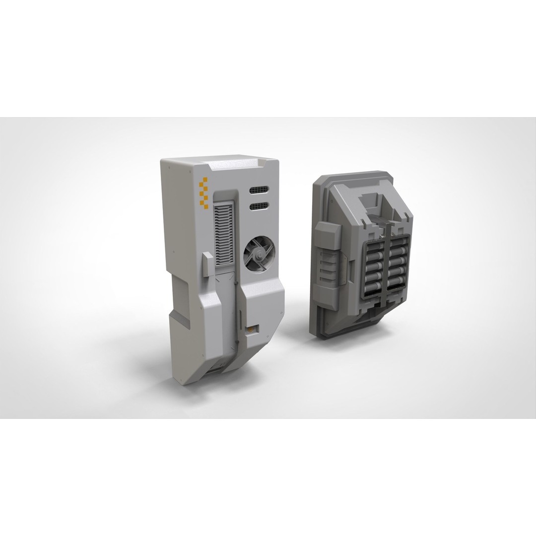 Sci-Fi Architecture Kitbash 3D Model – Futuristic Modular Components, FBX - View 11