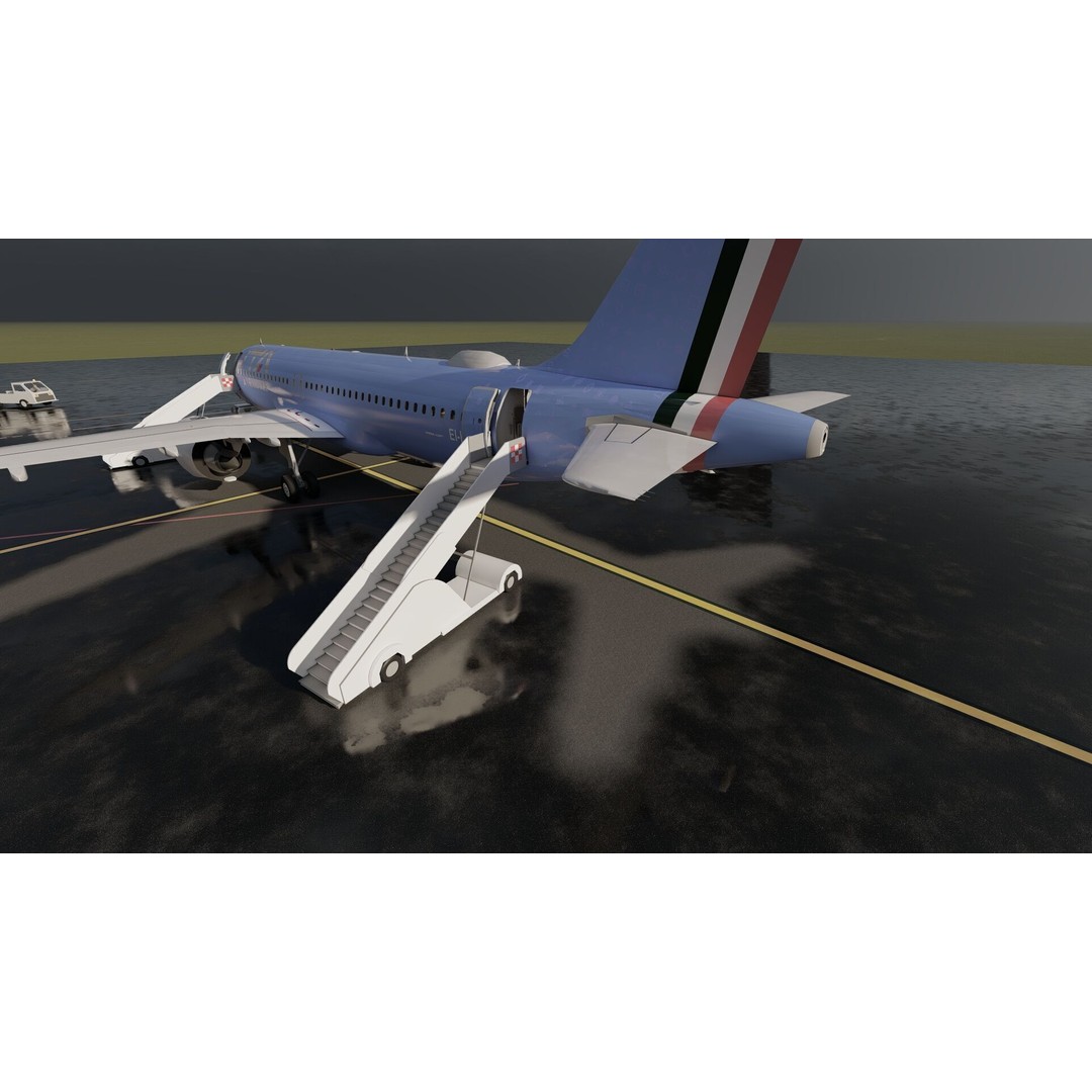 Airbus A320neo 3D Model – High Poly Aircraft, FBX, OBJ, Lumion Ready - View 14