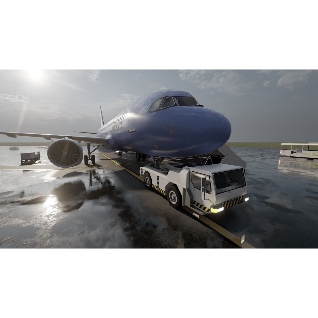 Airbus A320neo 3D Model – High Poly Aircraft, FBX, OBJ, Lumion Ready - View 18
