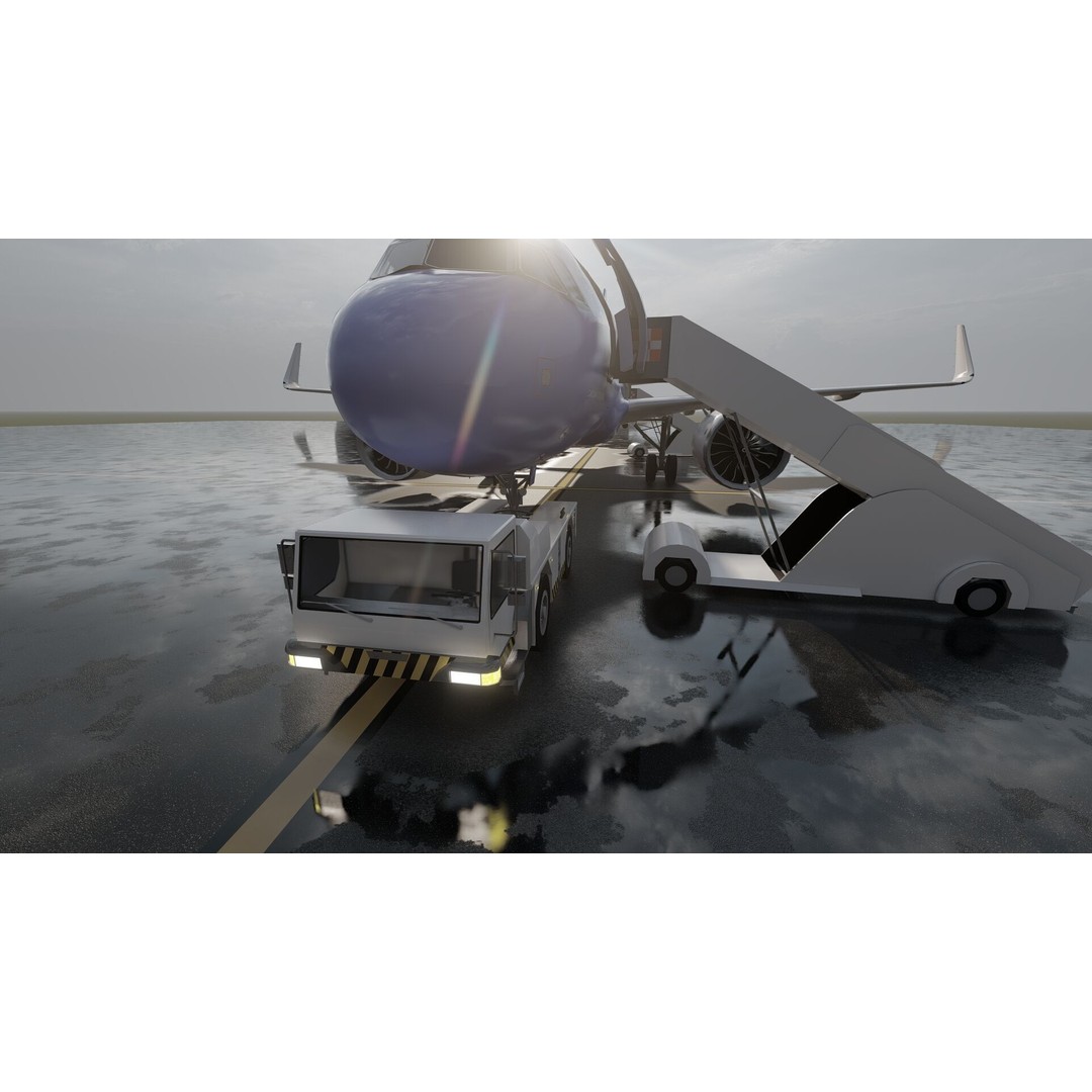 Airbus A320neo 3D Model – High Poly Aircraft, FBX, OBJ, Lumion Ready - View 19