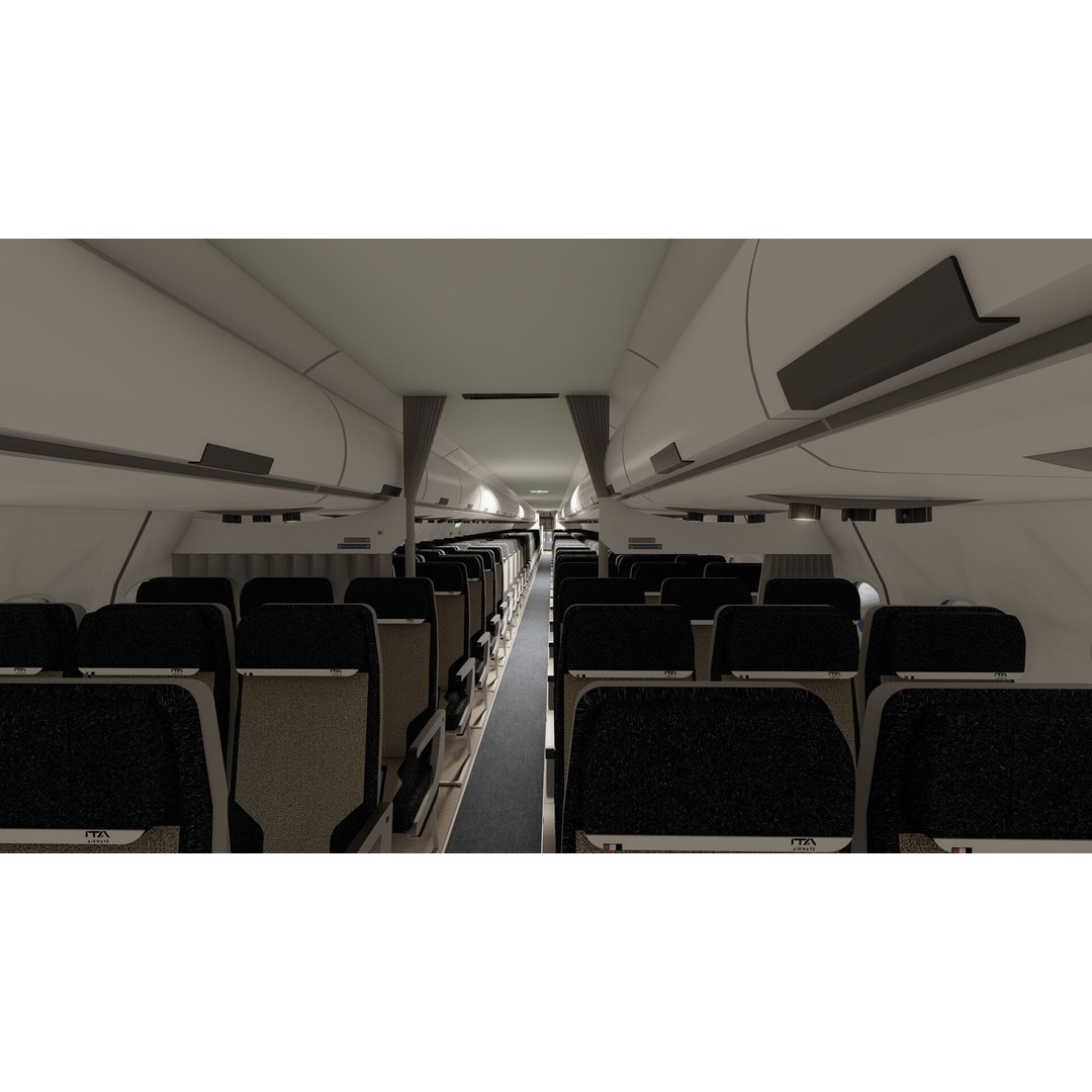 Airbus A320neo 3D Model – High Poly Aircraft, FBX, OBJ, Lumion Ready - View 23