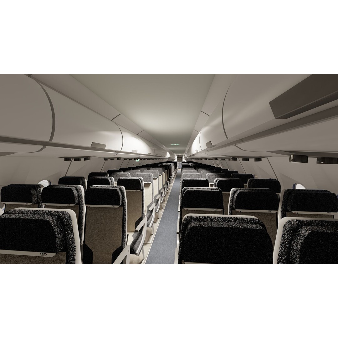 Airbus A320neo 3D Model – High Poly Aircraft, FBX, OBJ, Lumion Ready - View 24