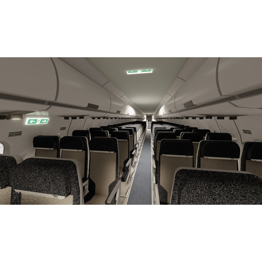 Airbus A320neo 3D Model – High Poly Aircraft, FBX, OBJ, Lumion Ready - View 25