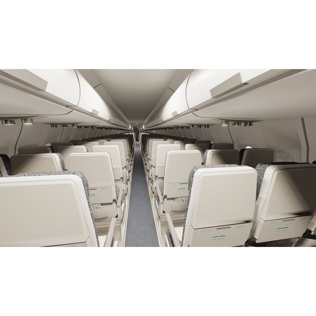Airbus A320neo 3D Model – High Poly Aircraft, FBX, OBJ, Lumion Ready - View 28
