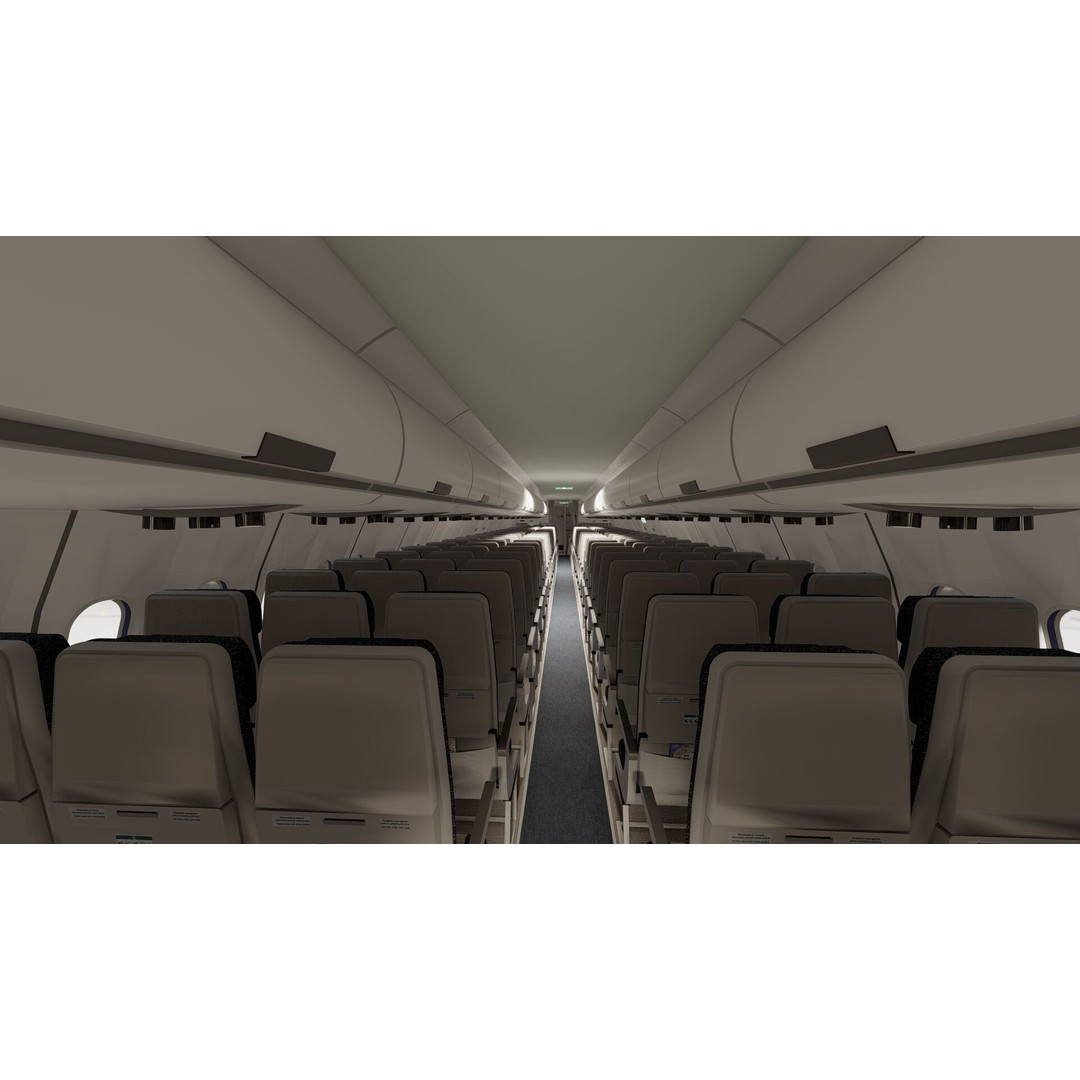 Airbus A320neo 3D Model – High Poly Aircraft, FBX, OBJ, Lumion Ready - View 29