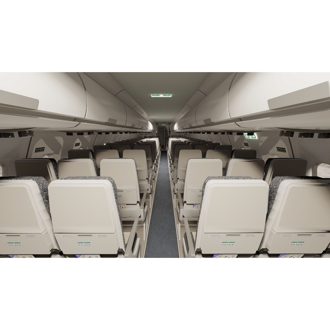 Airbus A320neo 3D Model – High Poly Aircraft, FBX, OBJ, Lumion Ready - View 30