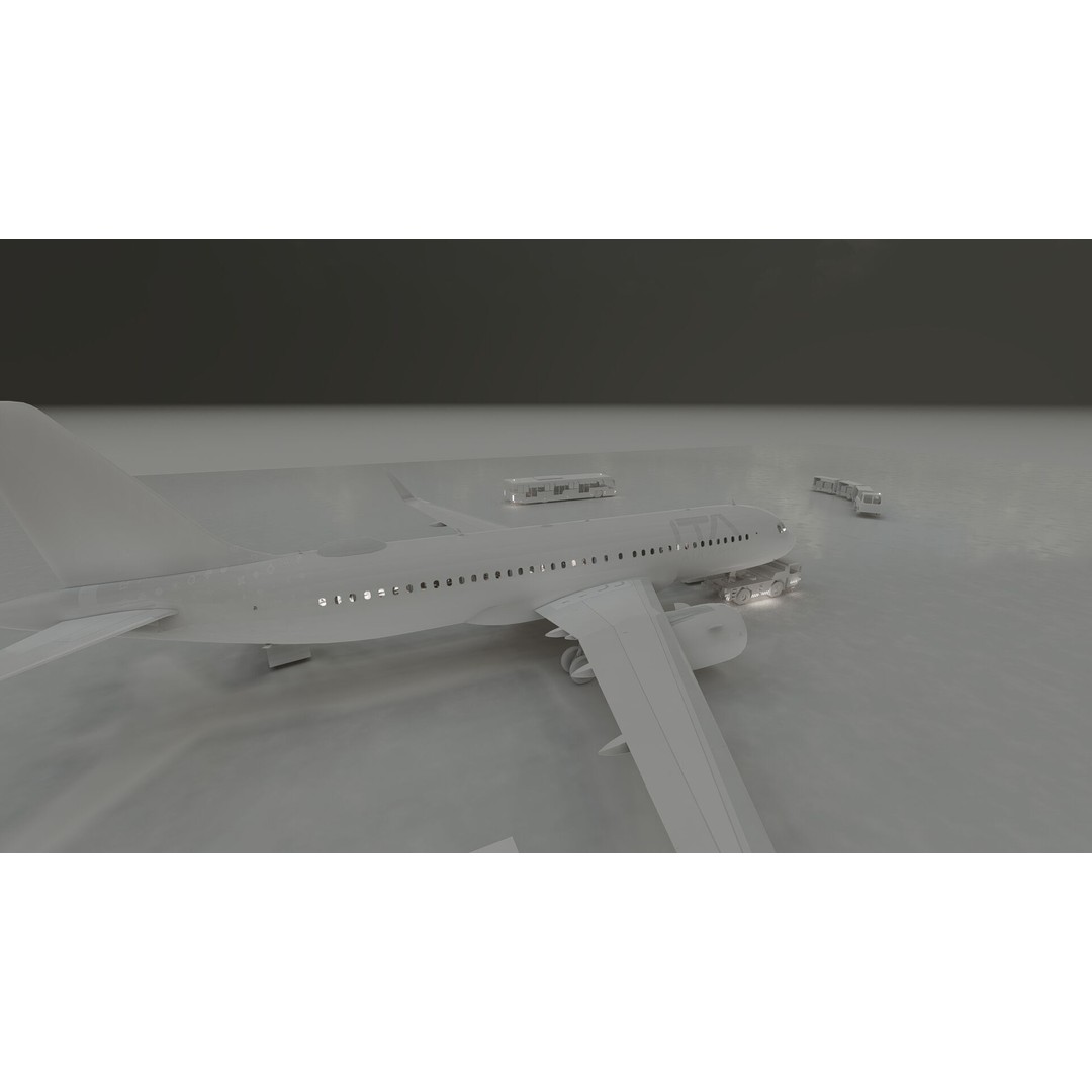 Airbus A320neo 3D Model – High Poly Aircraft, FBX, OBJ, Lumion Ready - View 31