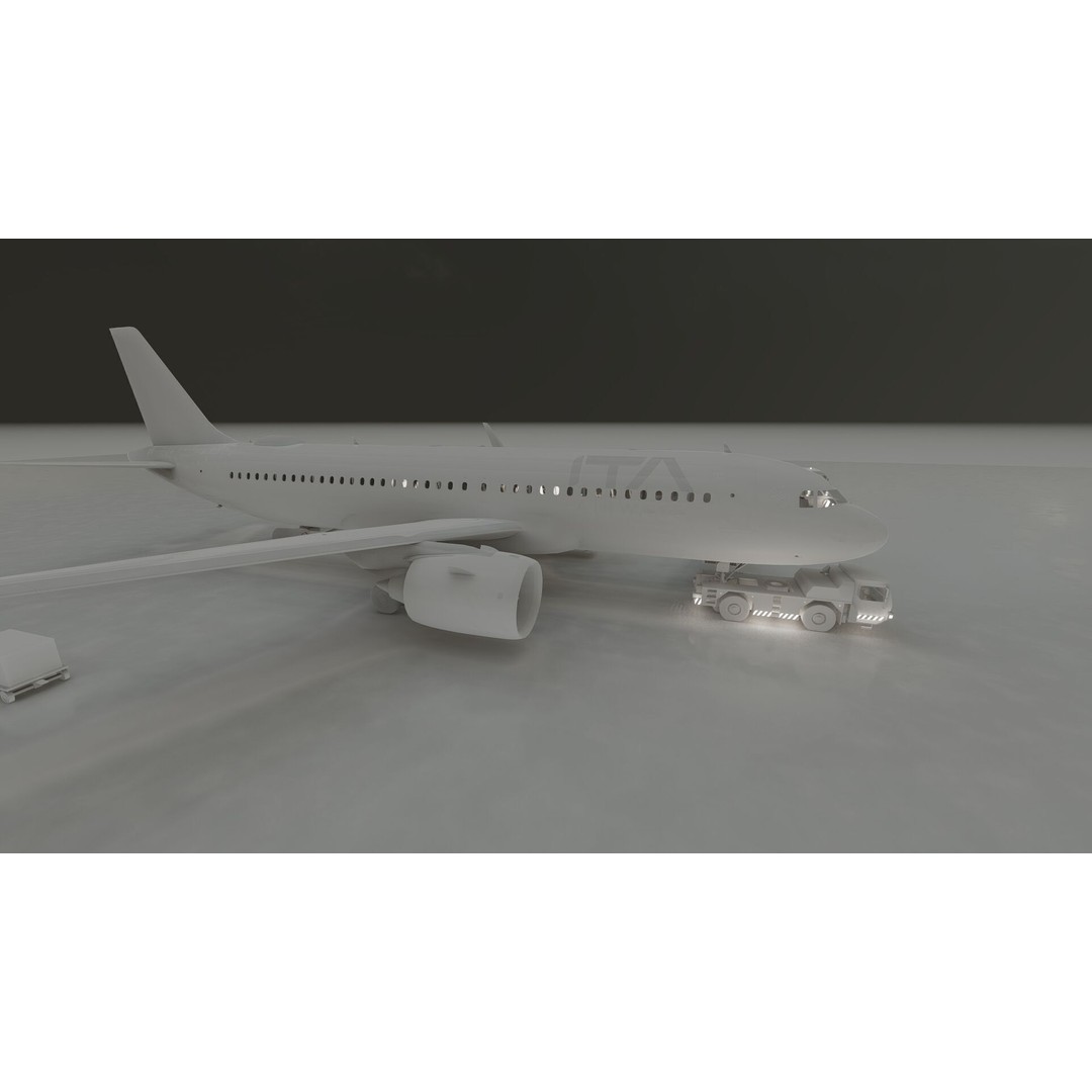 Airbus A320neo 3D Model – High Poly Aircraft, FBX, OBJ, Lumion Ready - View 32