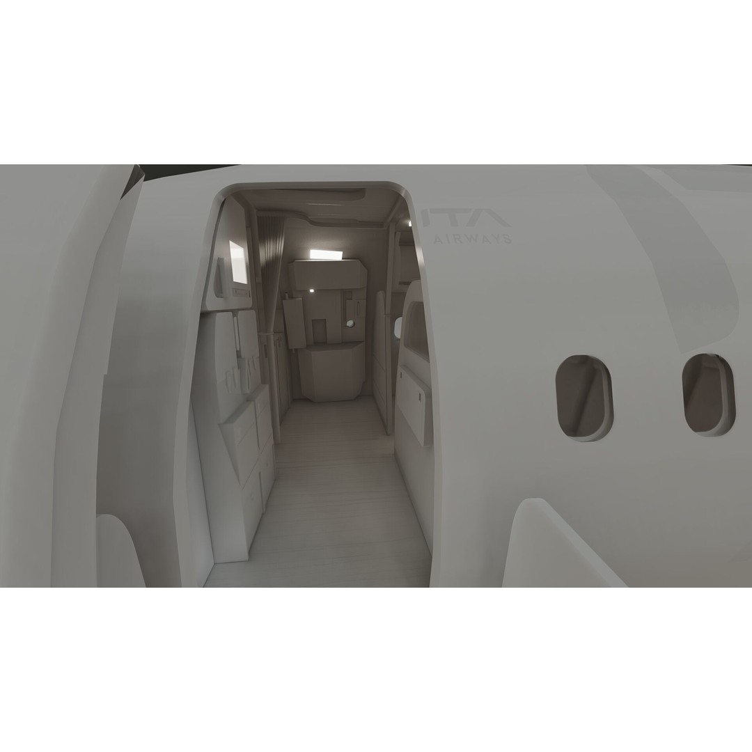 Airbus A320neo 3D Model – High Poly Aircraft, FBX, OBJ, Lumion Ready - View 36
