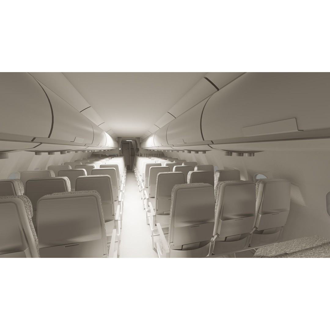 Airbus A320neo 3D Model – High Poly Aircraft, FBX, OBJ, Lumion Ready - View 40