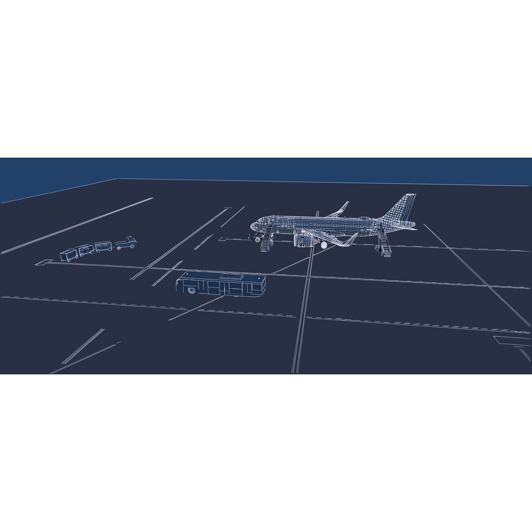 Airbus A320neo 3D Model – High Poly Aircraft, FBX, OBJ, Lumion Ready - View 41