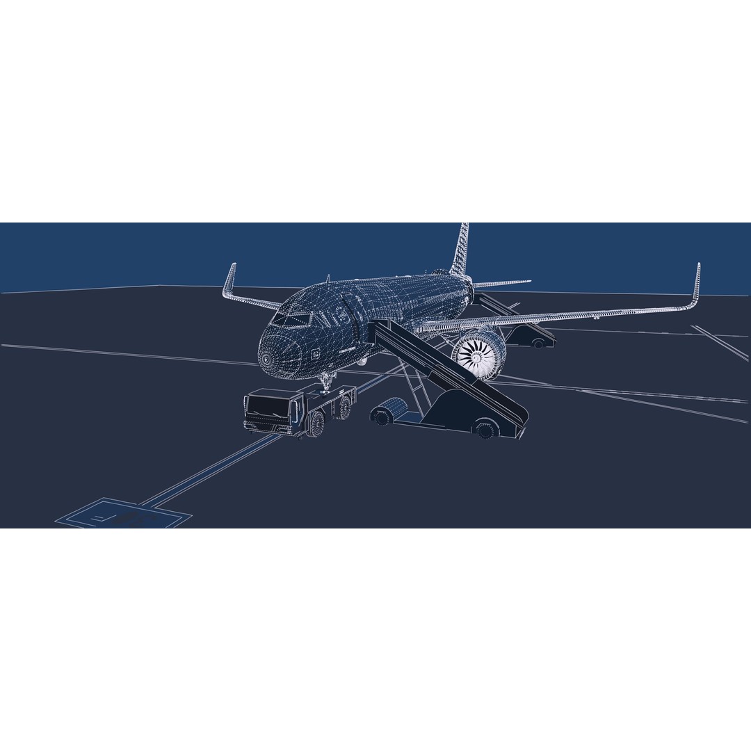 Airbus A320neo 3D Model – High Poly Aircraft, FBX, OBJ, Lumion Ready - View 43