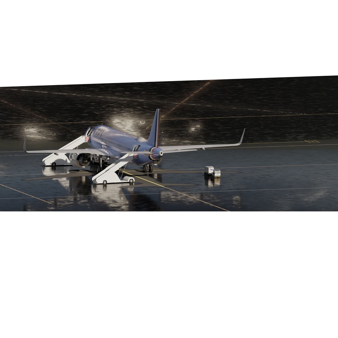 Airbus A320neo 3D Model – High Poly Aircraft, FBX, OBJ, Lumion Ready - View 7