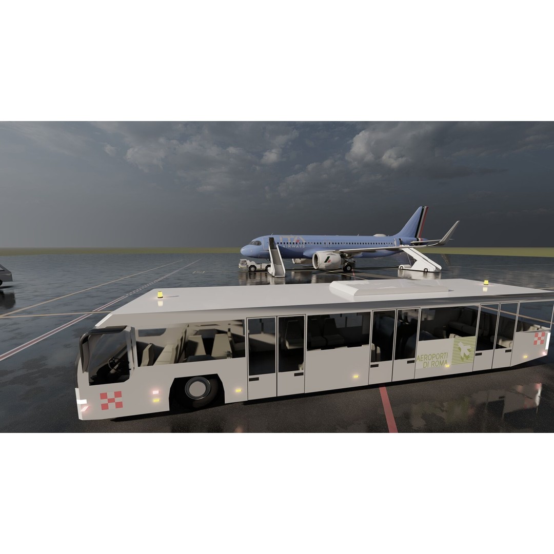 Airbus A320neo 3D Model – High Poly Aircraft, FBX, OBJ, Lumion Ready - View 9
