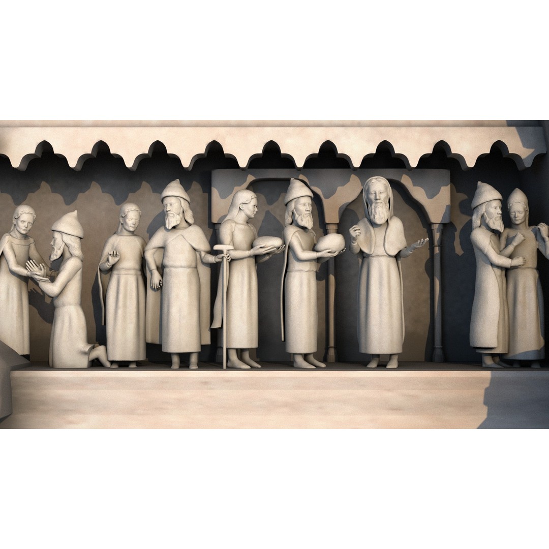 Cathedral Notre Dame de Paris 3D Model – PBR Exterior Asset, FBX - View 49